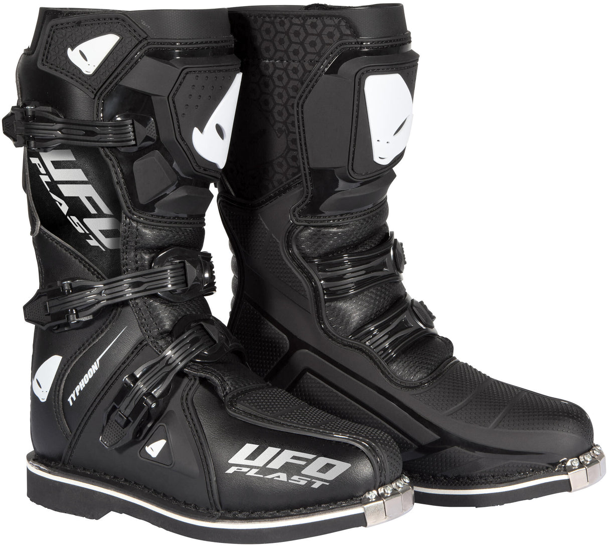 UFO Plast Boot Typhoon Kinderstiefel UFO Typh Schwarz Gr. 34
