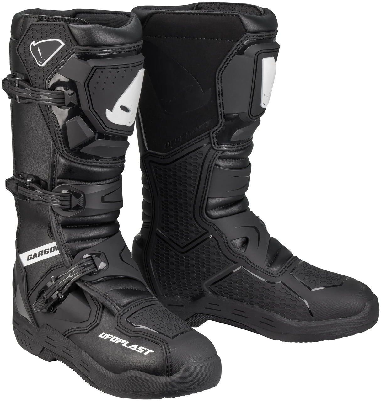 UFO Plast Stiefel Gargor Stiefel UFO Gargor Schwarz Weiß Gr. 42