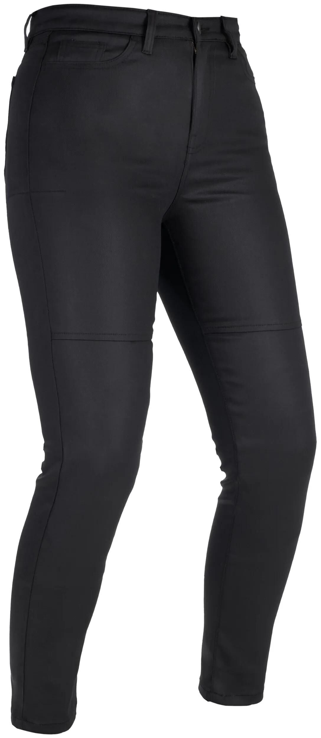 Oxford-Hose AA Wax Jeggings Hose AO gewachst Damen schwarz Regu Größe 14