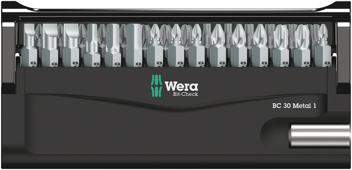 Wera Bit-Check 30 Metall 1 SB, 30-teilig