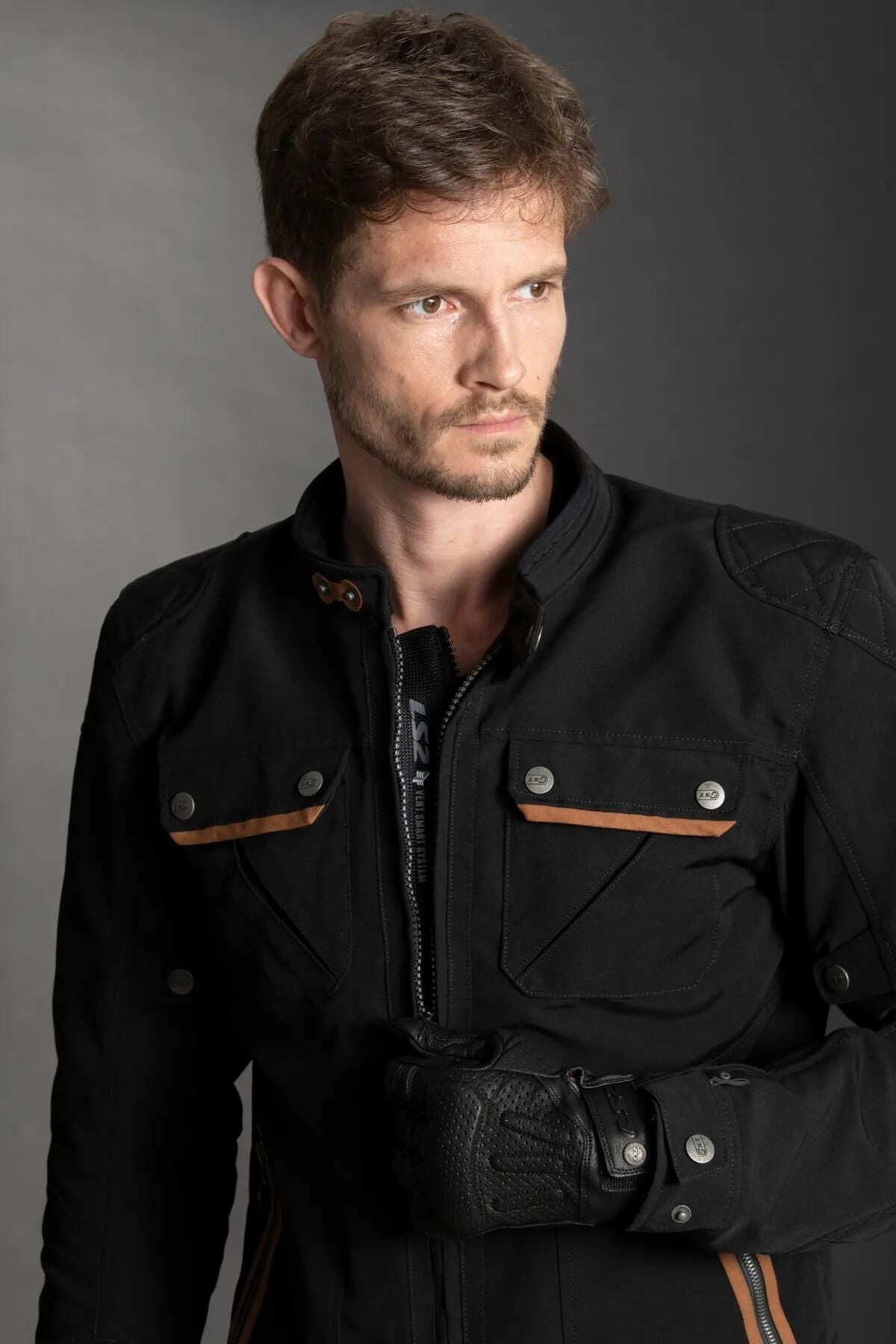 Ls2 Bullet Jacke Jacke Bullet Man schwarz m