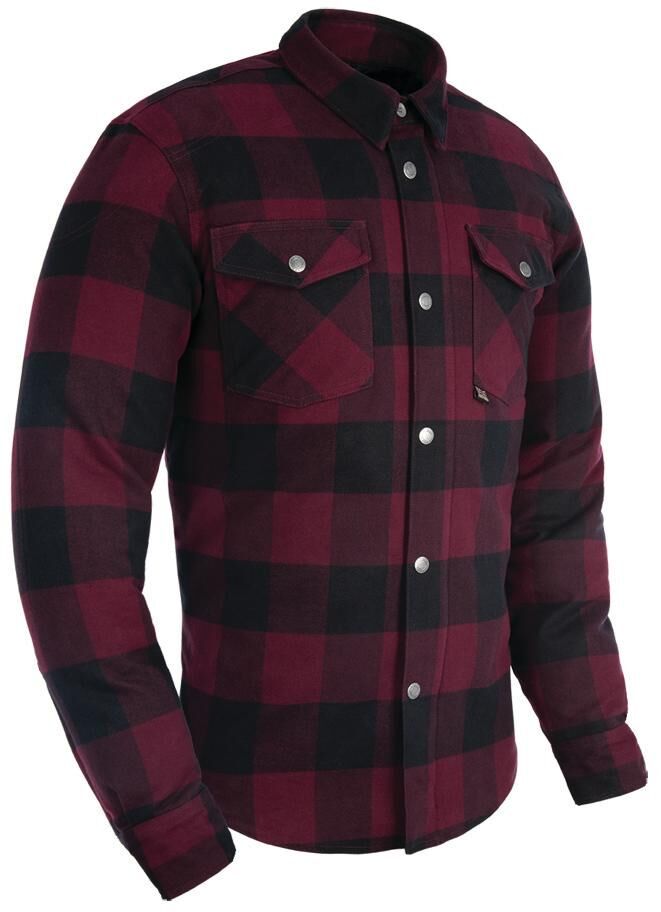 Oxford-Jacke Kickback 2.0 Hemd Hemden Kickback 2. schwarz rot gr.s