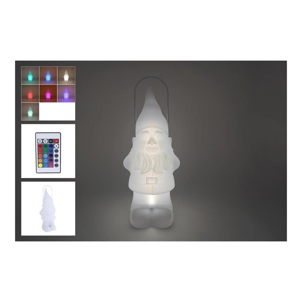 Lantaarn led kabouter solar h50cm