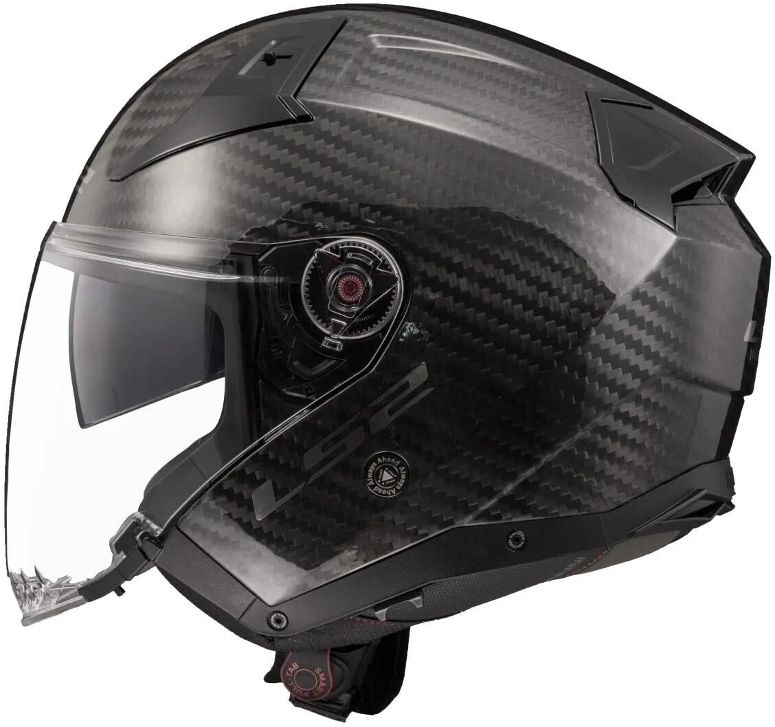 Ls2 Jethelm of603 Infinity II Carbon Solid Helm Infinity II Carbon Black Gr. m