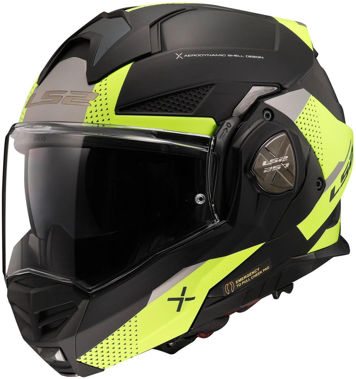 Ls2 Klapphelm FF901 Advant x Oblivion Helm FF901 Adv. x basierend auf 3xl schwarz gelb