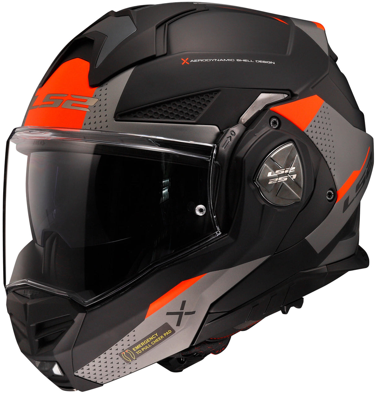 Ls2 Klapphelm FF901 Advant x Oblivion Helm FF901 Adv. x basierend auf xs bl tit. orange