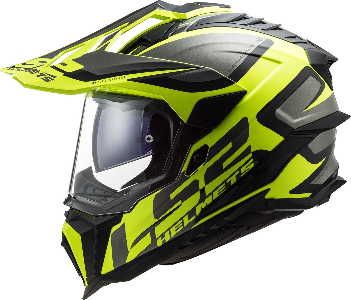 Ls2 Enduro-Helm MX701 Explorer Alter, abnehmbar und waschbar, Rettungswangenpolster, mikrometrischer Verschluss, abnehmbares Helmoberteil, Vorbereitung für Helmkommunikation, Pinlock 70 Maxvision™. Helm MX701 Explorer Alter XL Bl. gelbmatt