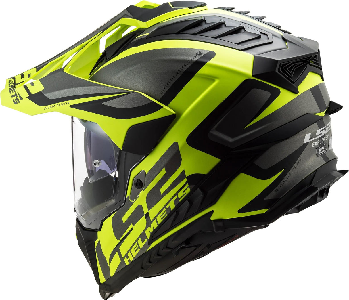 Ls2 Enduro-Helm MX701 Explorer Alter Helm MX701 Explorer Alter L Bl. gelbmatt