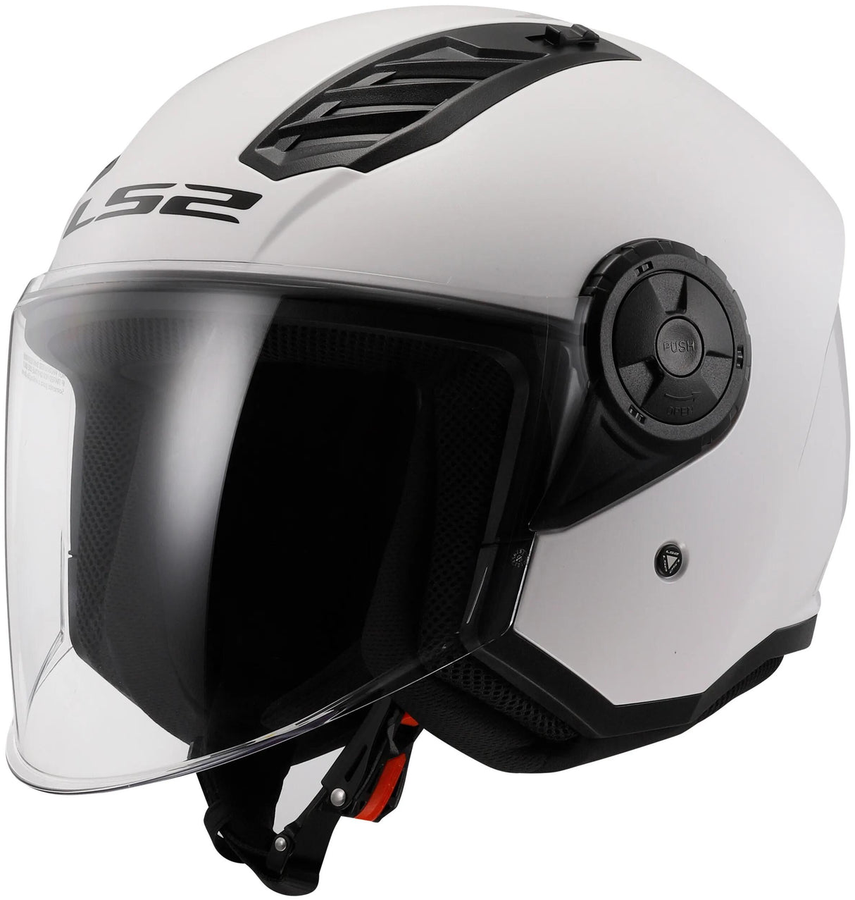 Ls2 of616 Airflow II Solid Jethelm Helm Airflow II Of6 Solid Weiß Gr. s