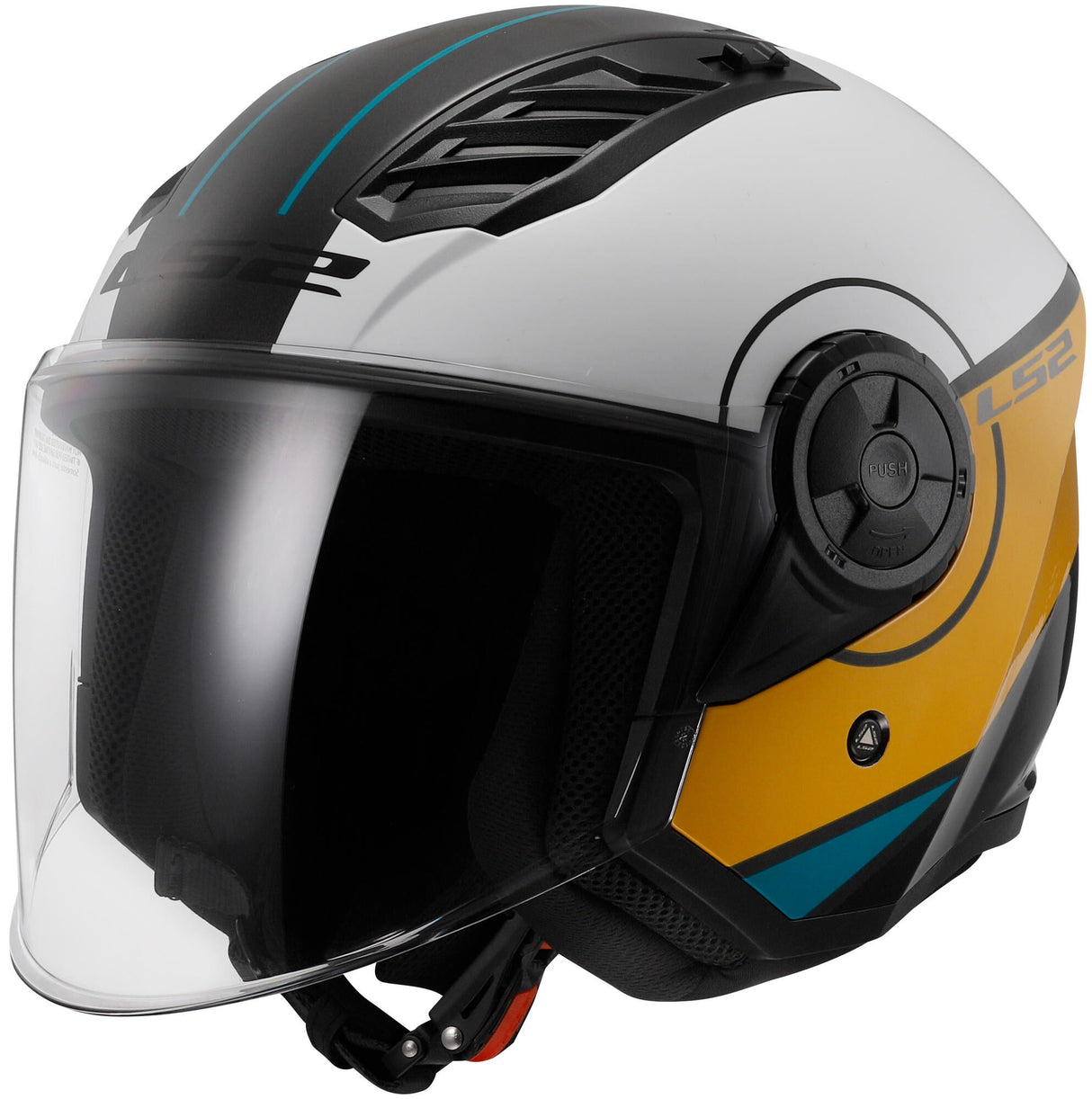 Ls2 Jethelm von 616 Airflow II Cover Helm von 616 Airfl.II Cover m braun weiß