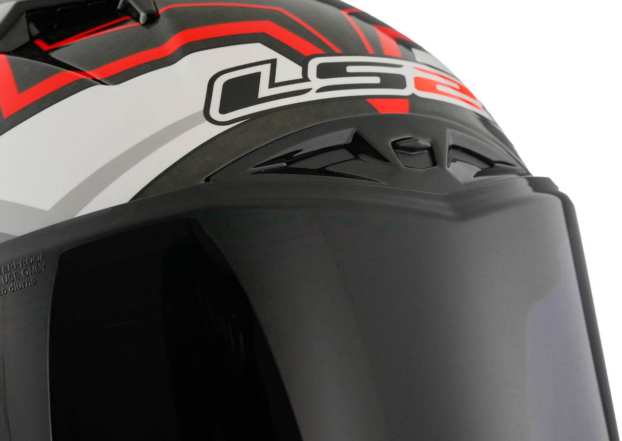Ls2 Integralhelm FF805 Thunder Carbon GP Aero Flash Helm FF805 Thunder GP Ae Flash SW Gr. m