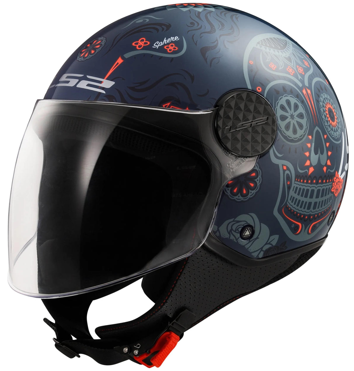 Ls2 Jethelm von 558 Sphere Lux II Maxca Helm von 558 Sph. Lux II Maxca M Blau Orange