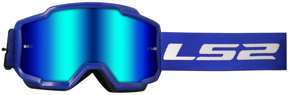 Ls2 charger motocross glasses glasses charger blue