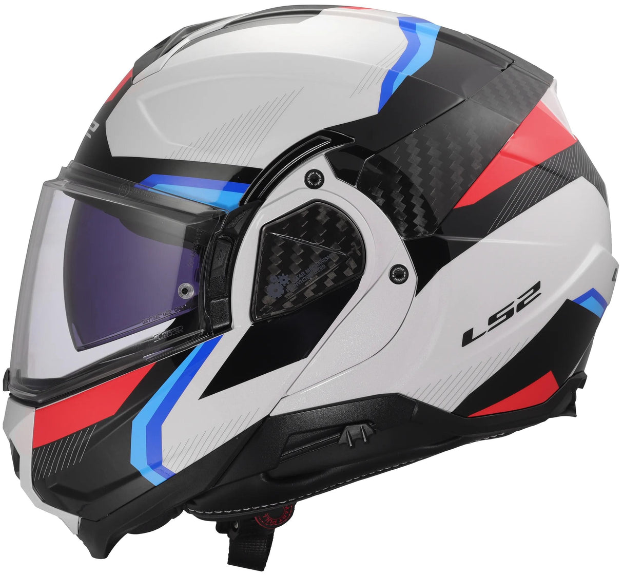 Ls2 Klapphelm FF910 Advant II Triple. Helm FF910 Advant II Triple XXL wh blau rot