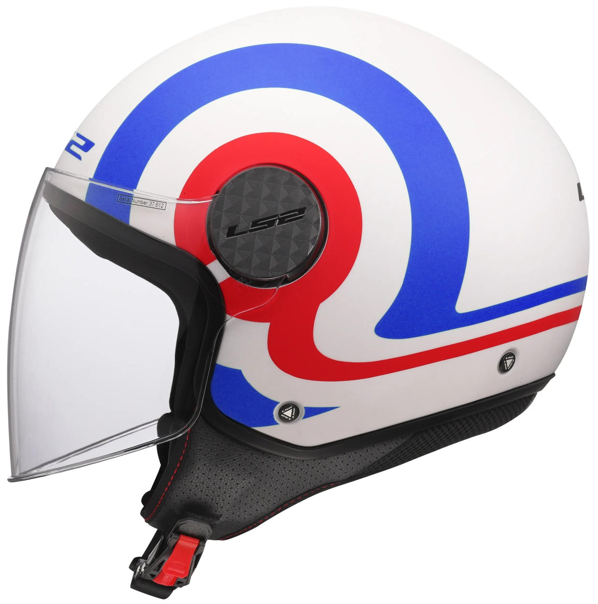 Ls2 of558 Sphere Lux II Urby Jethelm Helm of558 Sph. lux ii urby wh blau rot l