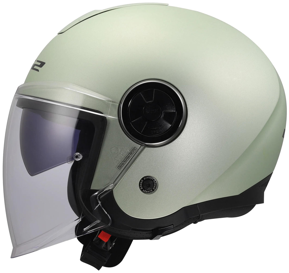 Ls2 of620 edler solider Jethelm Helm of620 edler solider grauer Komet matt l