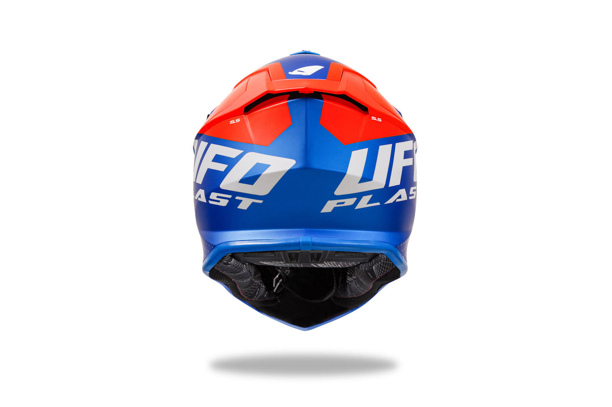 Ufo Plast Motocross-Helm Intrepid Helm Interpid S Blau Orange