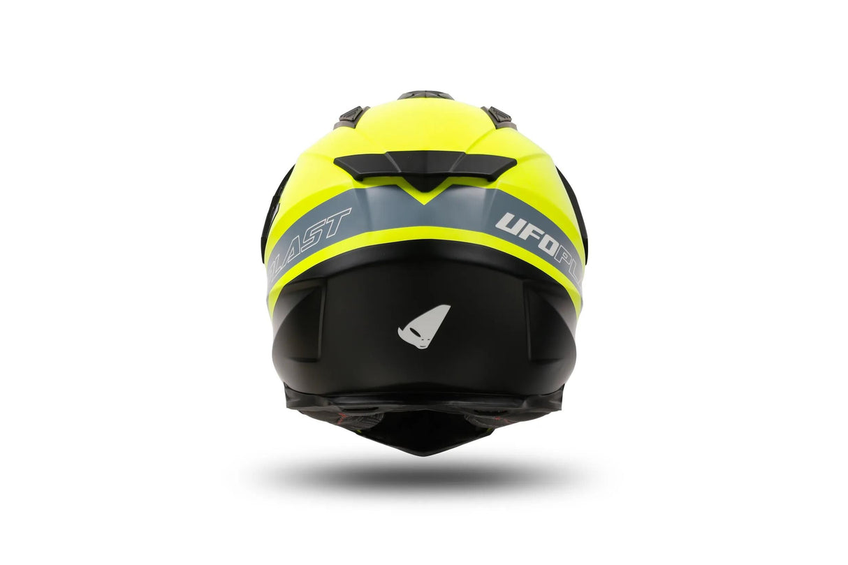 Ufo Plast Enduro Helm Aries Helm Aries S gelb schwarz
