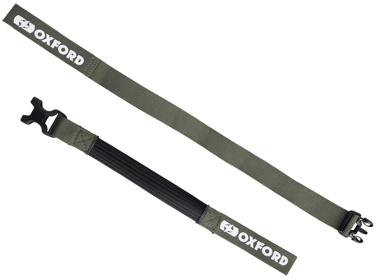 Oxford-Tragegurte Atlas Clip. Atlas B-Clip 26 mm x 1,2 m, grünes Paar