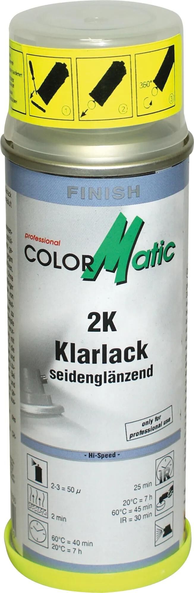 Colormatic Klarlack Klarlack 2K seidenmatt 200 ml