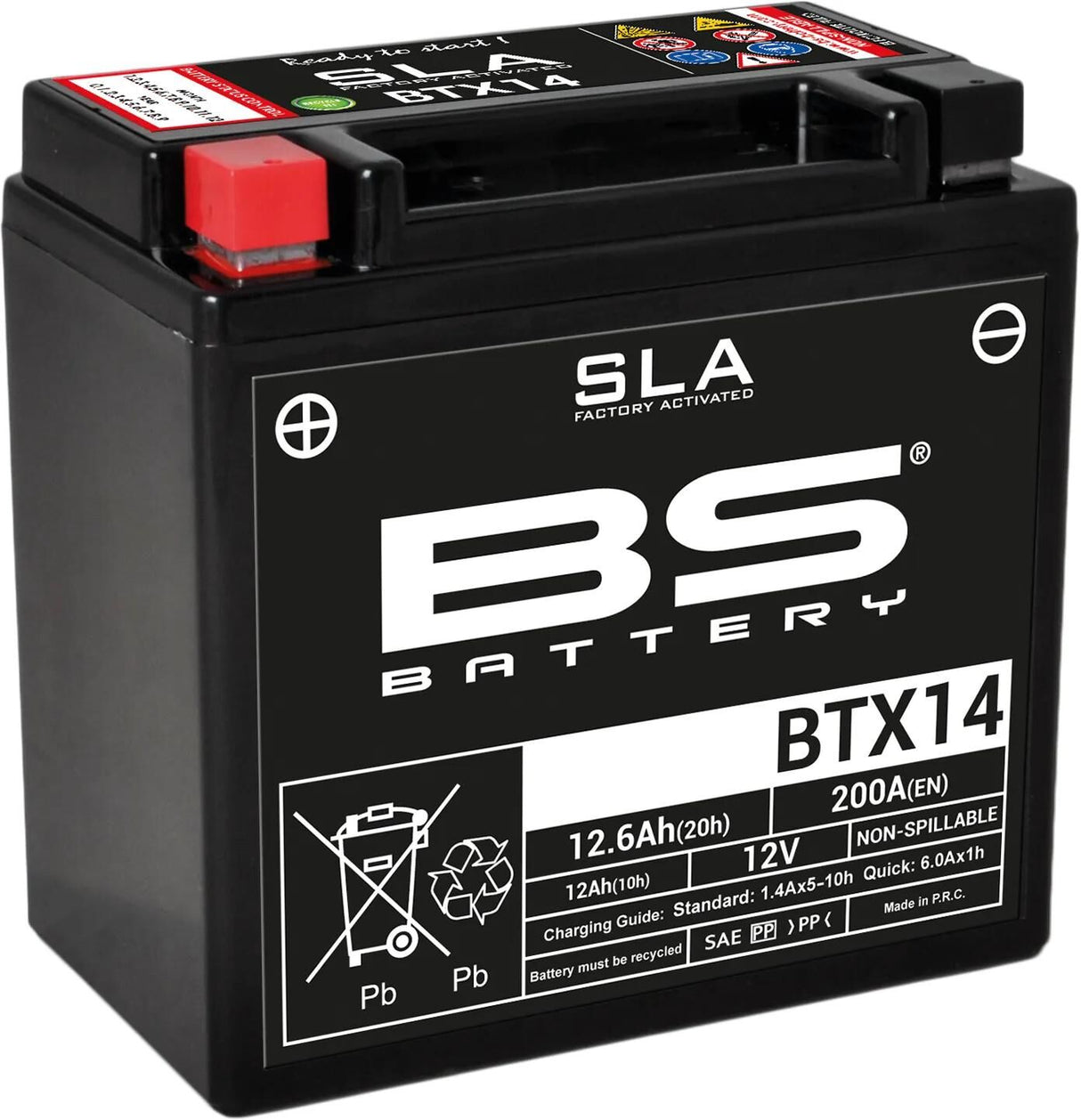 Bs-Batterie bs-Batterie Batterie btx14 btx14-bs . Batterie BTX14 BS SLA