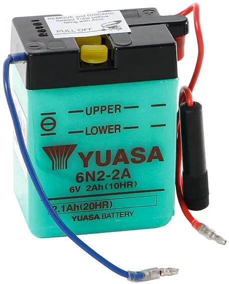 Yuasa-Batterie 6n2-2a. Batterie 6n2-2a Standard ohne SP