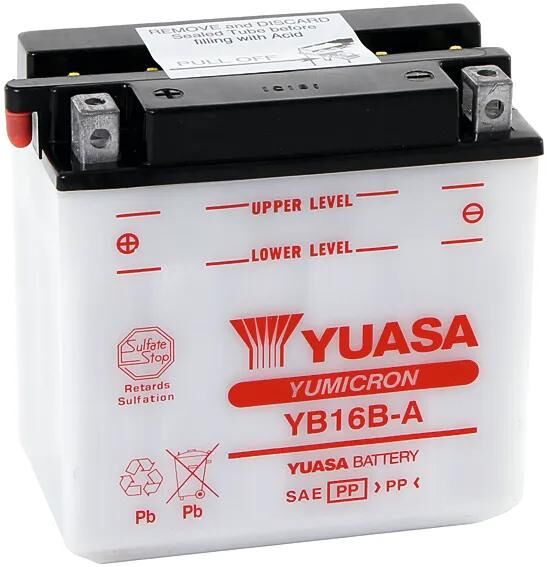 Yuasa-Batterie yb16b-a. Batterie YB16B-A Standard ohne SP