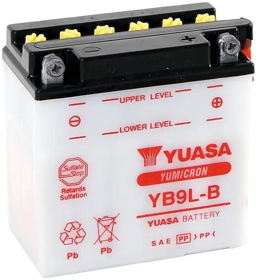 Yuasa-Batterie yb9l-b . Batterie YB9L-B Standard ohne SP