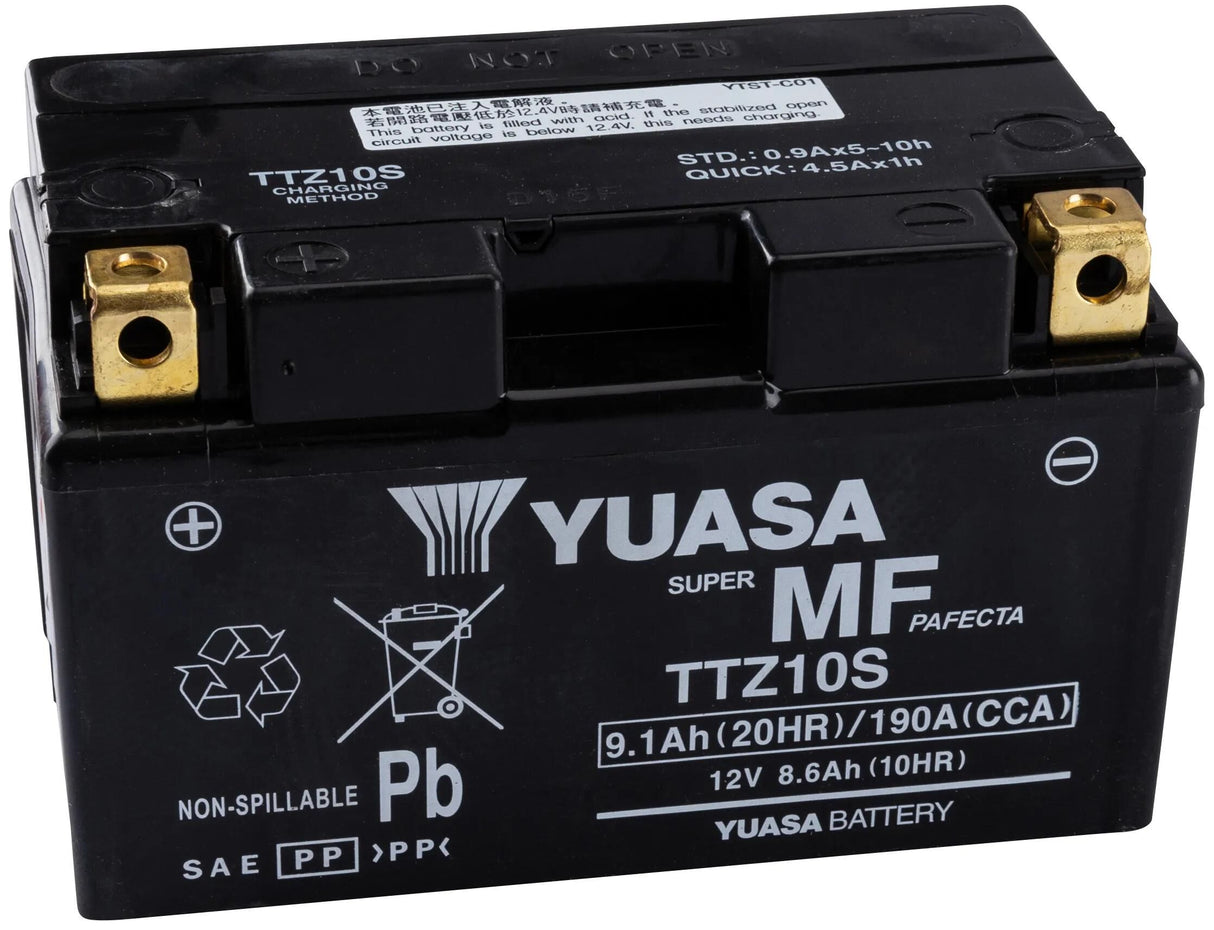 Yuasa-Batterie ttz10s. Batterie TTZ10S AGM