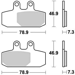 TRW Bremsbeläge MCB 749 Bremsbelag MCB 749 SRM Sintermetall