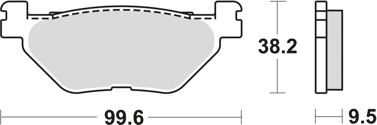 TRW Bremsbeläge MCB 731 Bremsbelag MCB 731 Bio-Standard