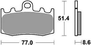 TRW Bremsbeläge MCB 748 Bremsbelag MCB 748 Bio-Standard