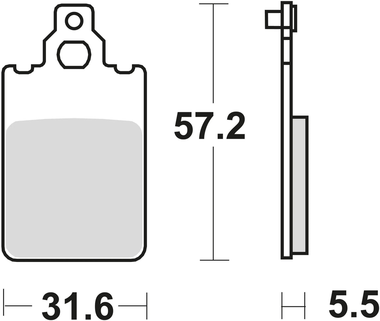 TRW Bremsbelag MCB 578 Bremsbelag MCB 578 Bio-Standard