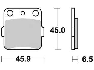 TRW Bremsbeläge MCB 554 Bremsbelag MCB 554 Si aus Sintermetall