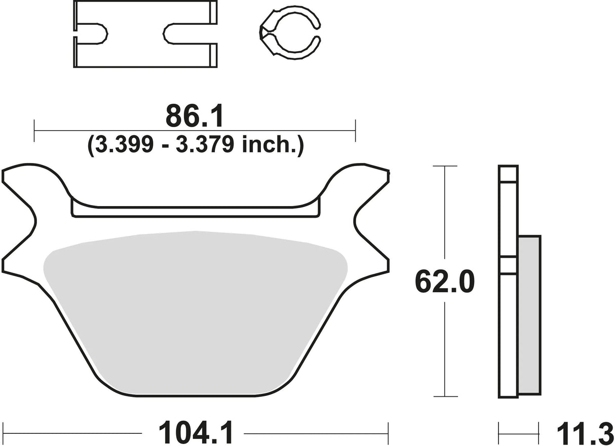 TRW Bremsbeläge MCB 583 Bremsbelag MCB 583 Bio-Standard