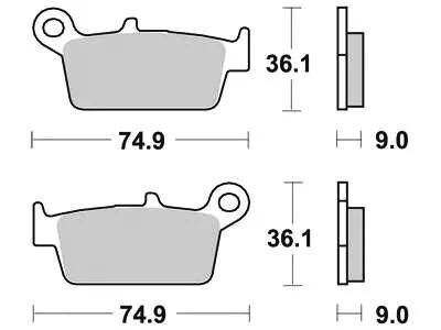 TRW Bremsbeläge MCB 665 Bremsbelag MCB 665 Bio-Standard