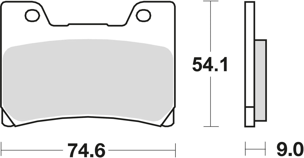 TRW Bremsbeläge MCB 622 Bremsbelag MCB 622 Bio-Standard