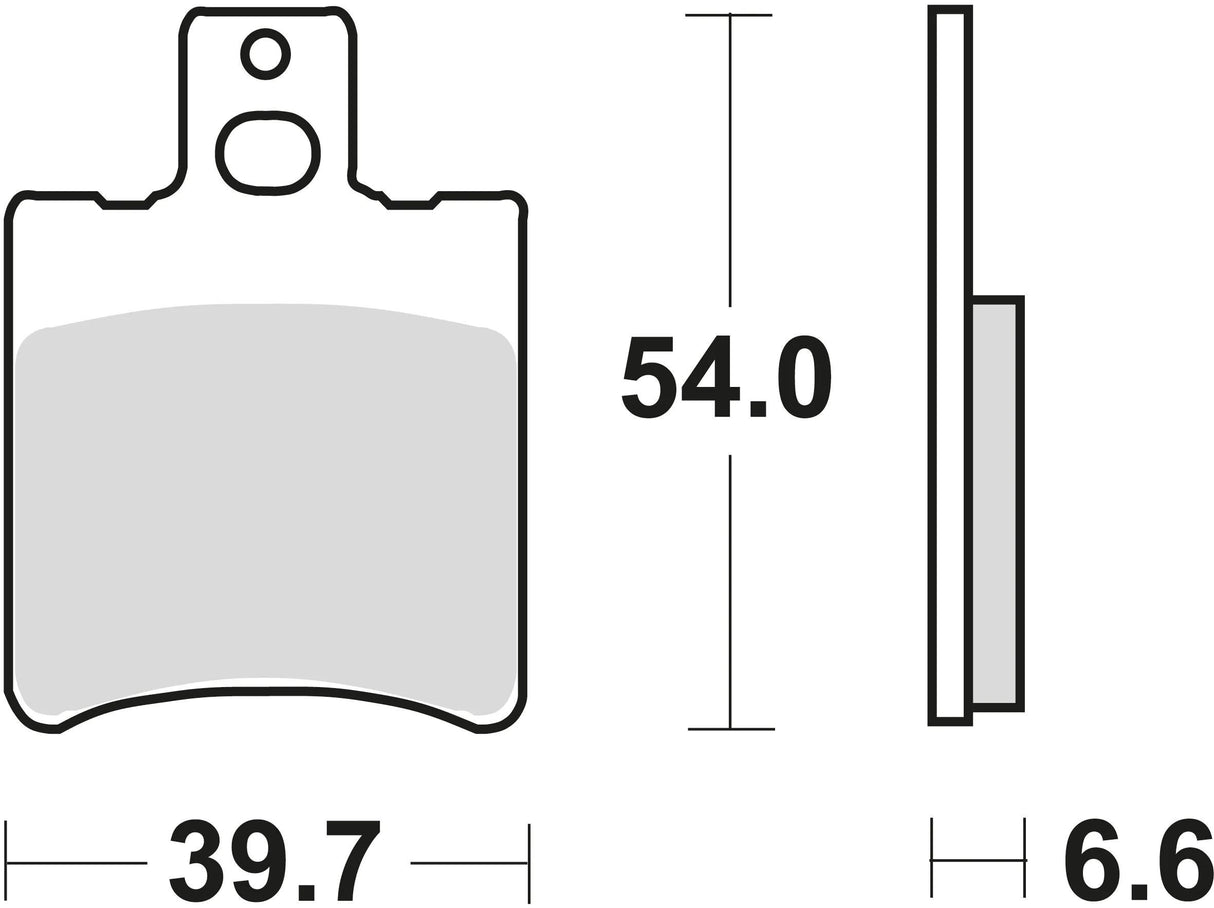 TRW Bremsbeläge MCB 644 Bremsbelag MCB 644 Bio-Standard
