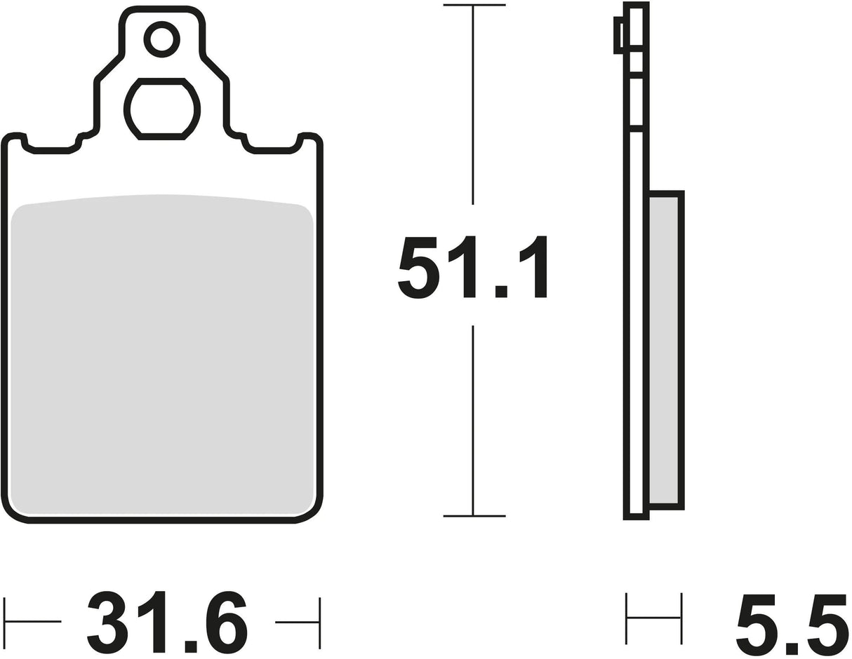 TRW Bremsbeläge MCB 651 Bremsbelag MCB 651 Bio-Standard