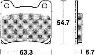 TRW Bremsbeläge MCB 530 Bremsbelag MCB 530 Bio-Standard