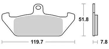 TRW Bremsbeläge MCB 563 Bremsbelag MCB 563 Bio-Standard