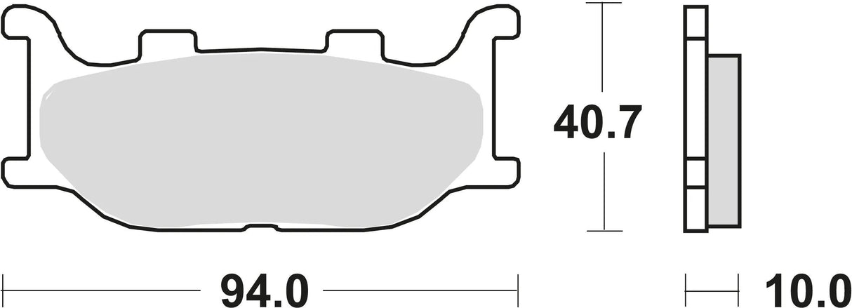 TRW Bremsbeläge MCB 666 Bremsbelag MCB 666 SV Sintermetall