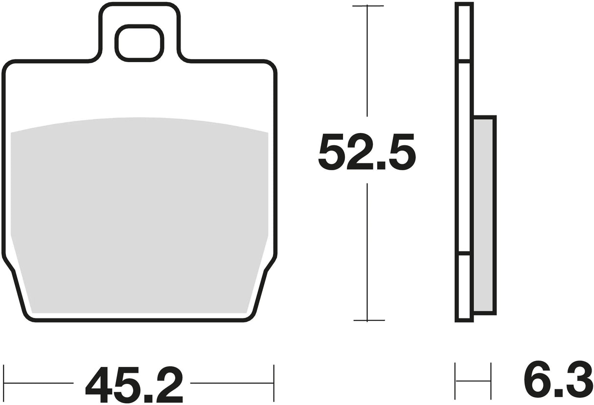 TRW Bremsbeläge MCB 701 Bremsbelag MCB 701 Bio-Standard
