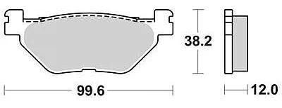 TRW Bremsbeläge MCB 722 Bremsbelag MCB 722 Bio-Standard