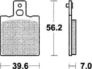 TRW Bremsbeläge MCB 75 Bremsbelag MCB 75 Si Sintermetall