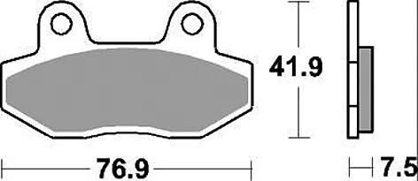 TRW-Lucas Bremsbelag MCB822 Bremsbelag MCB 822 SV Sintermetall