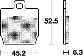 TRW Bremsbeläge MCB 701 Bremsbelag MCB 701 EC organisch