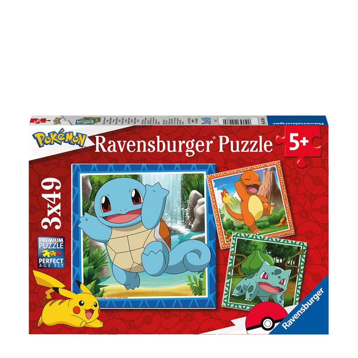 Ravensburger Puzzle Pokémon – Puzzle – drei Puzzles – 49 Teile – Kinderpuzzle
