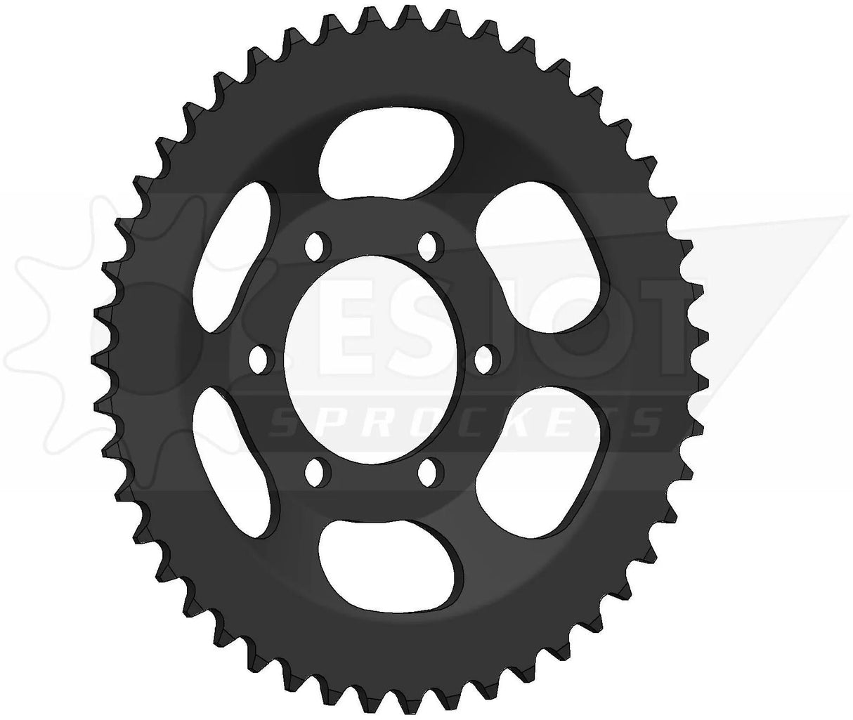 Esjot Kettenrad 0846 Kettenrad 415 47z Stahl schwarz