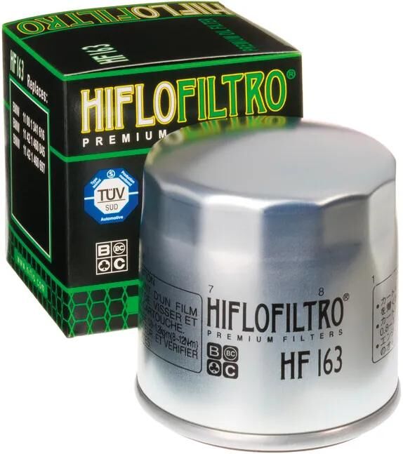 Hiflofiltro Ölfilter Ölfilter HF-163 Silber